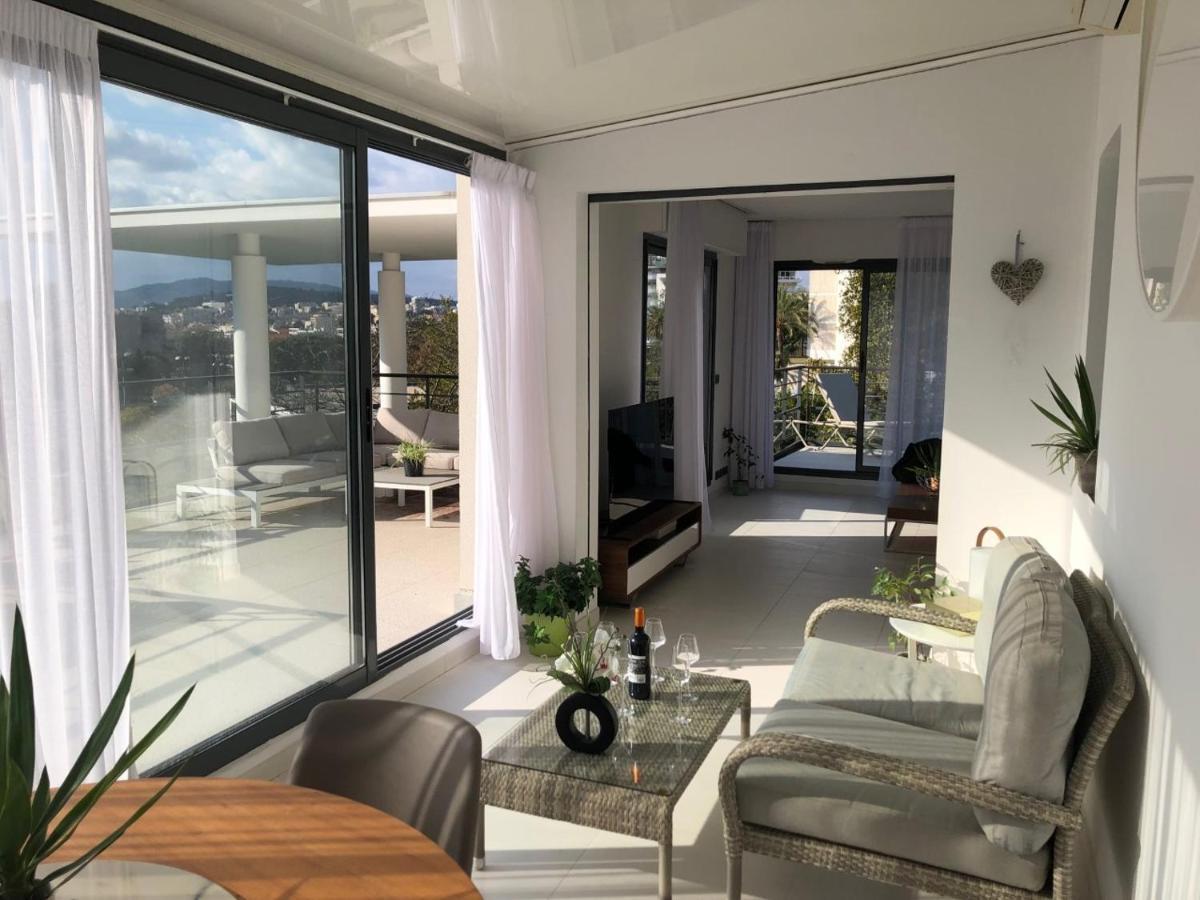 Appartement Montfleury, 2 Terrasses, 2 Chambres , 2 Sdb , Pkg Prive Piscine, 15 Min Walk To Croisette Beach And Palais Des Festivals Cannes Zewnętrze zdjęcie